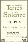 Solence Cotes du Ventoux Cippus 2009 Front Label