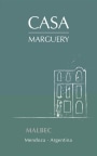 Casa Marguery Malbec 2014 Front Label