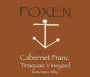 Foxen Tinaquiac Vineyard Cabernet Franc 2012 Front Label