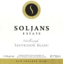 Soljans Estate Winery Sauvignon Blanc 2015 Front Label