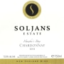 Soljans Estate Winery Chardonnay 2011 Front Label