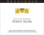 Bernardus Santa Lucia Highlands Pinot Noir 2010 Front Label