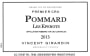 Vincent Girardin Pommard Les Epenots Premier Cru 2013 Front Label