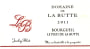 Domaine de la Butte Bourgueil Pied de la Butte 2011 Front Label