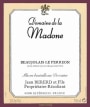 Domaine de la Madone Beaujolais Le Perreon 2014 Front Label