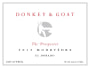 Donkey & Goat  The Prospector Mourvedre 2012 Front Label