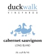 Duck Walk Long Island Cabernet Sauvignon 2012 Front Label