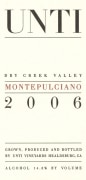 Unti Montepulciano 2006 Front Label