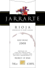 Bodegas Abel Mendoza Jarrarte Red 2008 Front Label