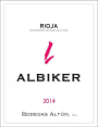 Bodegas Altun Rioja Albiker 2014 Front Label