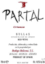 Bodegas Balcona Partal Crianza 2005 Front Label