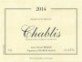 Jean-Claude Bessin Chablis 2014 Front Label