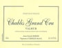 Jean-Claude Bessin Chablis Grand Cru Valmur 2016 Front Label