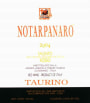 Taurino Salento Notarpanaro Rosso 2004 Front Label