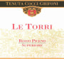 Tenuta Cocci Grifoni Rosso Piceno Superiore Le Torri 2011 Front Label
