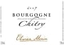Domaine Olivier Morin Bourgogne Chitry Blanc 2007 Front Label