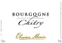 Domaine Olivier Morin Bourgogne Chitry Blanc 2015 Front Label