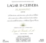 Lagar de Fornelos Lagar de Cervera Albarino 2015 Front Label