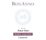 BonAnno Carneros Pinot Noir 2012 Front Label