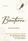 Bonterra Mendocino County Zinfandel 2009 Front Label
