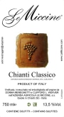 Le Miccine Chianti Classico 2008 Front Label