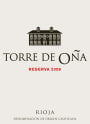 Torre de Ona by La Rioja Alta Rioja Reserva 2009 Front Label