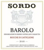 Weingut Ehrhart Barolo Rocche di Castiglione 2010 Front Label