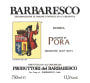 Produttori del Barbaresco Barbaresco Pora Riserva 2004 Front Label