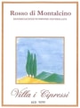 Villa I Cipressi Rosso di Montalcino Rouge 2012 Front Label