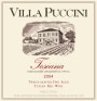 Villa Puccini Red 2004 Front Label