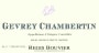 Regis Bouvier Gevrey-Chambertin Red 2014 Front Label