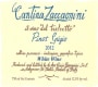 Zaccagnini Pinot Grigio 2012 Front Label