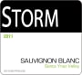 Storm Wines Santa Ynez Valley Sauvignon Blanc 2011 Front Label
