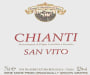 San Vito Chianti 2001 Front Label