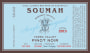 Soumah Single Vineyard Pinot Noir 2015 Front Label