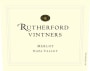 Rutherford Vintners Merlot 2012 Front Label