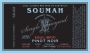 Soumah Single Vineyard Equilibrio Pinot Noir 2015 Front Label