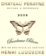 Chateau Perayne Blanc 2008 Front Label