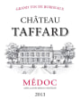 Chateau Taffard de Blaignan  2013 Front Label