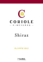 Coriole Vineyards Shiraz 2007 Front Label
