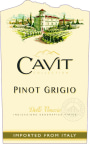 Cavit Pinot Grigio 2013 Front Label