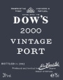 Dow's Vintage Port 2000 Front Label