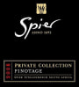 Spier Private Collection Pinotage 2008 Front Label