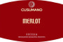 Cusumano Merlot 2012 Front Label