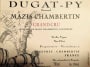 Dugat-Py Mazis-Chambertin Grand Cru 2012 Front Label
