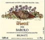 Vietti Barolo Brunate 1996 Front Label