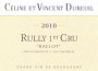 Dureuil-Janthial Rully Raclot Premier Cru Blanc 2010 Front Label