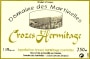 Domaine des Martinelles Croze-Hermitage Blanc 2010 Front Label