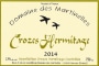 Domaine des Martinelles Croze-Hermitage Blanc 2014 Front Label