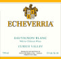 Echeverria Sauvignon Blanc 2013 Front Label